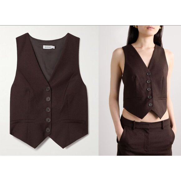 SIMKHAI Deb wool vest Size 2 - Picture 1 of 6